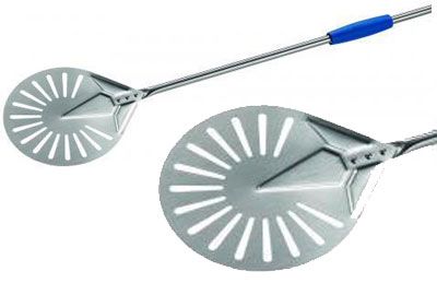 Pizza Wood Fire Oven Accessories Gi.Metal Pizza Peel Round